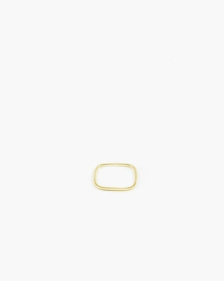 Gold & Gold-Vermeil ring / SQUARED